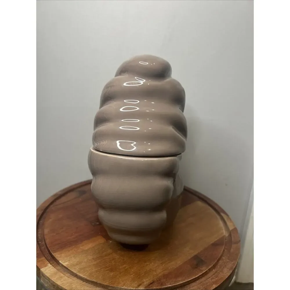 Gray Squirrel Acorn Cookie Jar With Lid Ceramic Threshold Target